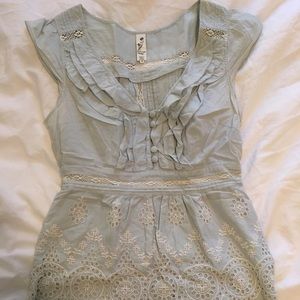 Floreat eyelet blouse